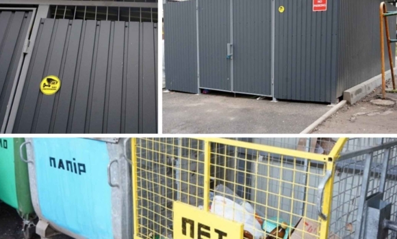 У Вінниці облаштували ще один контейнерний майданчик для роздільного збору сміття У Вінниці облаштували ще один контейнерний майданчик для роздільного збору сміття
