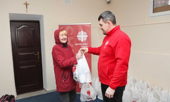 У Вінниці підопічні отримали продуктові та гігієнічні набори від благодійників