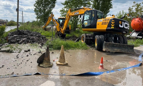 У Вінниці сталась аварія на найбільшому бетонному водогоні міста