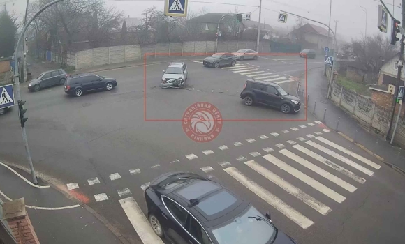 У Вінниці сталась ДТП на перехресті вулиць Данила Нечая та Маріупольської