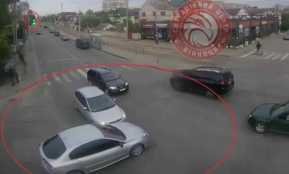 У Вінниці сталась ДТП на перетині вул. Келецької та Шевченка