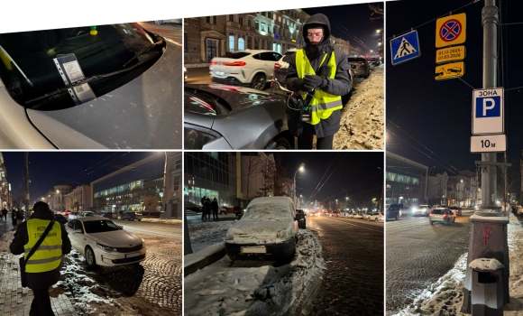 У Вінниці триває контроль за дотриманням правил зупинки та стоянки транспорту у період роботи спецтехніки