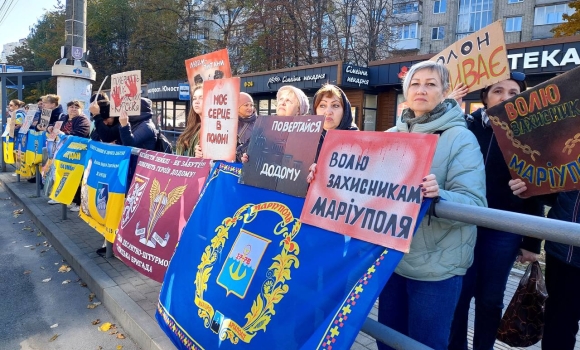 У Вінниці відбулась чергова акція на підтримку полонених захисників “Моє серце в полоні!”