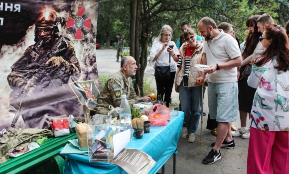 У Вінниці відбувся традиційний благодійний захід польової кухні пам’яті Тараса Сича