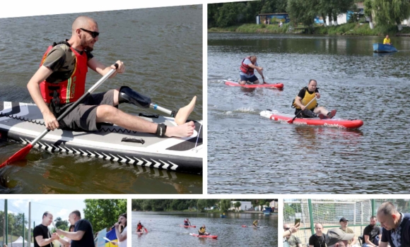 У Вінниці відбувся відкритий чемпіонат міста з катання на SUP дошках серед ветеранів