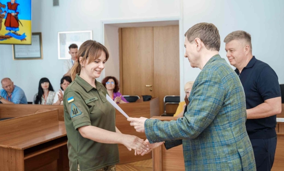 У Вінниці відзначили військовослужбовців напередодні Дня Повітряних сил Збройних сил України
