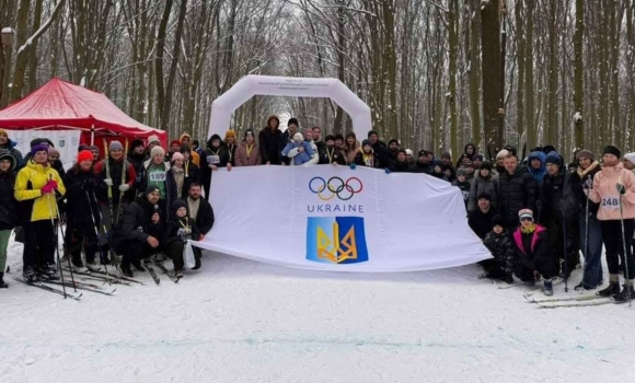 У Вінниці влаштували лижні перегони на підтримку олімпійської збірної