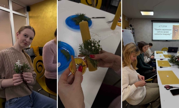 У Вінниці влаштували майстерклас із виготовлення свічок з вощини У Вінниці влаштували майстерклас із виготовлення свічок з вощини