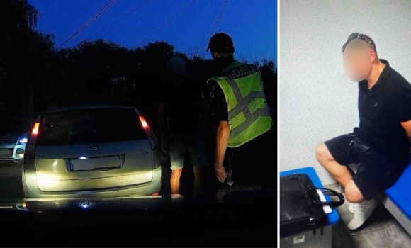 У Вінниці вночі патрульні зупинили п'яного 45-річного водія-хулігана