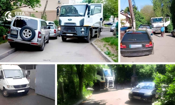 У Вінниці водіїв закликають не паркувати авто біля контейнерних майданчиків