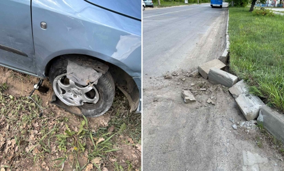 У Вінниці водійка сіла за кермо з ознаками сп'яніння і потрапила у ДТП