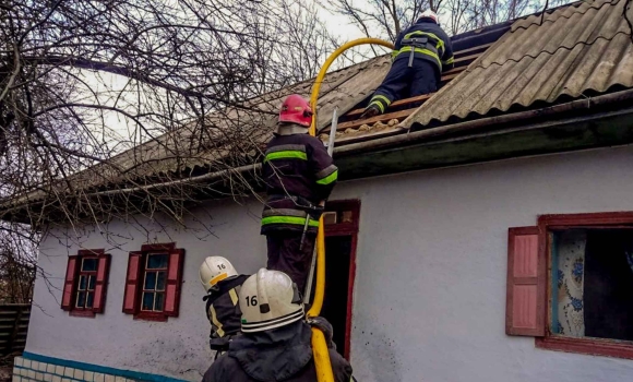 У Вінниці вогонь охопив частину житлового будинку