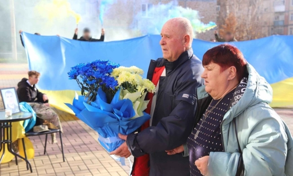 У Вінниці вшанували пам’ять полеглого на війні бійця КОРДа Богдана Щербаня У Вінниці вшанували пам’ять полеглого на війні бійця КОРДа Богдана Щербаня