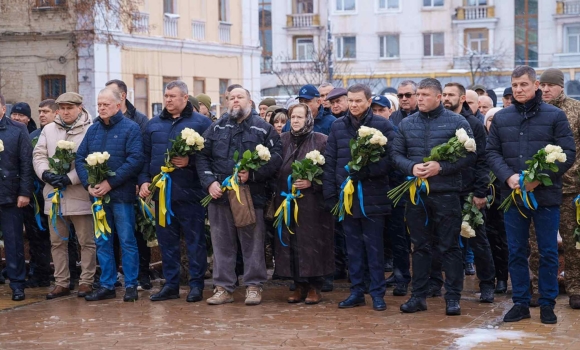 У Вінниці вшанували полеглих Героїв Небесної Сотні та російсько-української війни