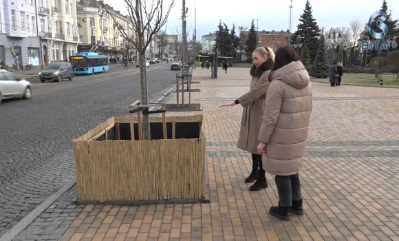 У Вінниці випробовують європейський метод захисту рослин взимку - мати з очерету та агроволокна