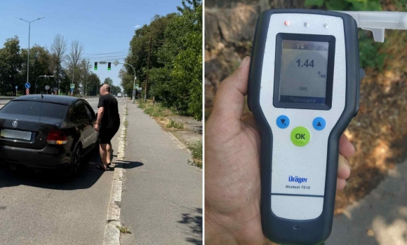 У Вінниці зупинили водія, що перевищив швидкість напідпитку 