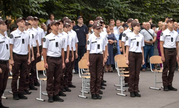 У Вінницькому ліцеї МВС ще 75 першокурсників розпочали навчання