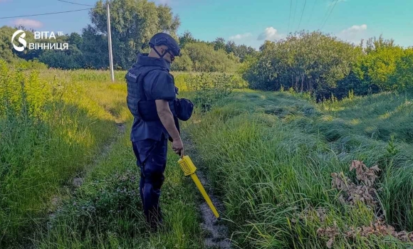 У Вінницькому районі сапери знищили артилерійський снаряд часів Другої світової У Вінницькому районі сапери знищили артилерійський снаряд часів Другої світової