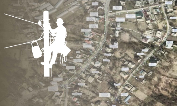 У Вінницьких Хуторах модернізують електричні мережі на чотирьох вулицях