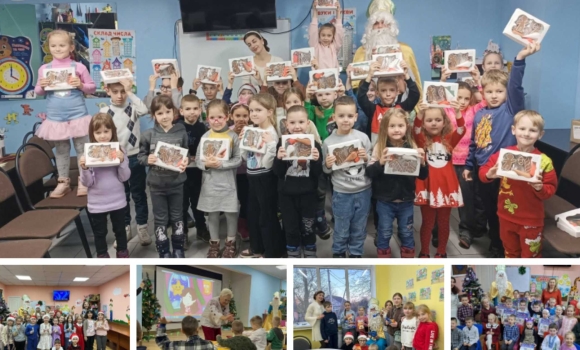 У VinSmart Центрах привітали вихованців із зимовими святами