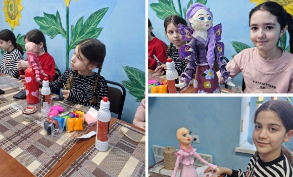 У VinSmart Центрі діти виготовляли фігурки-підсвічники