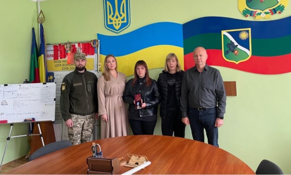 У Вороновицькій громаді вручили орден "За мужність" сім'ї загиблого Героя
