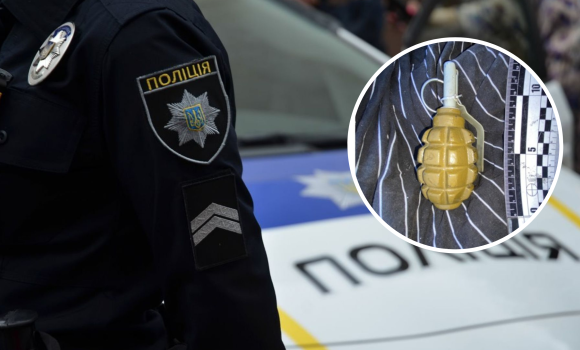 У жителя Хмільницького району вилучили гранату з запалом