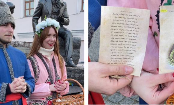 В День рідної мови у Вінниці провели патріотичну акцію