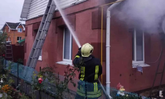 В Козятині згорів приватний житловий будинок