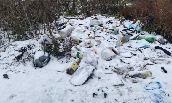 В Крижопільській громаді виявили стихійне сміттєзвалище