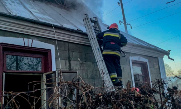 В Немирівській громаді загинув чоловік під час пожежі В Немирівській громаді загинув чоловік під час пожежі