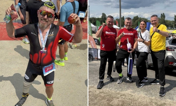 Ветеран з Вінниччини став срібним призером Чемпіонату України з паратріатлону