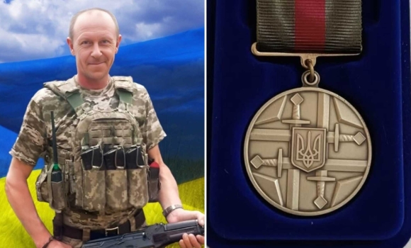 Відзнакою Президента України «За оборону України» посмертно нагородили захисника з Вінниччини