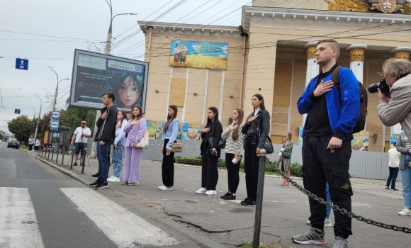 Вінничани вшановують пам'ять загиблих внаслідок російської агресії проти України