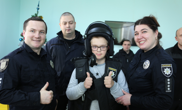 Вінницькі правоохоронці завітали до вихованців центру «Промінь»