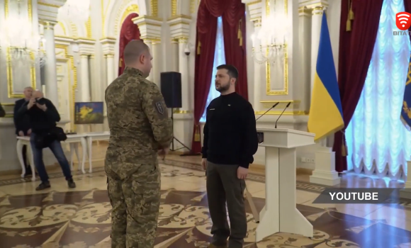Вінницького добровольця орденом «За мужність» нагородив Президент