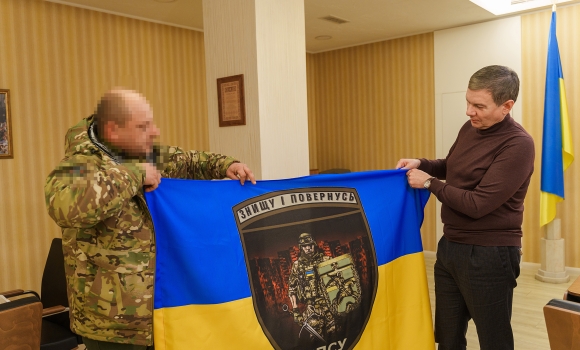 Вінниця отримала бойовий прапор від 11-го прикордонного загону