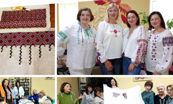 Вінничанки відроджують стародавні орнаменти при бібліотеці-філії № 13