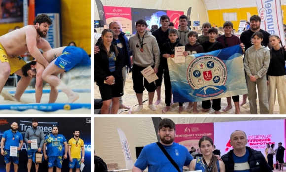 Вінничани здобули п'ять медалей на чемпіонаті України з пляжної боротьби