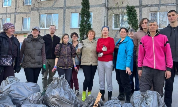 Вінничани зібрали 50 мішків сміття під час прибирання на річці Скельній