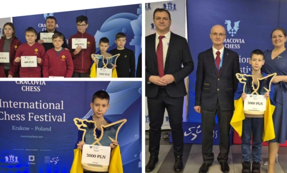 Вінничанин здобув перемогу на міжнародному турнірі з шахів у Польщі