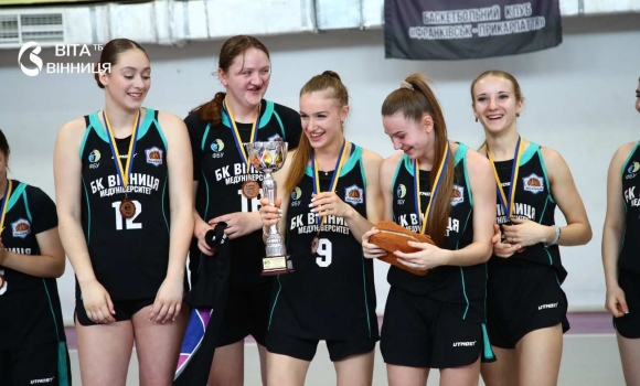 Вінницькі баскетболістки вибороли «бронзу» молодіжного чемпіонату України