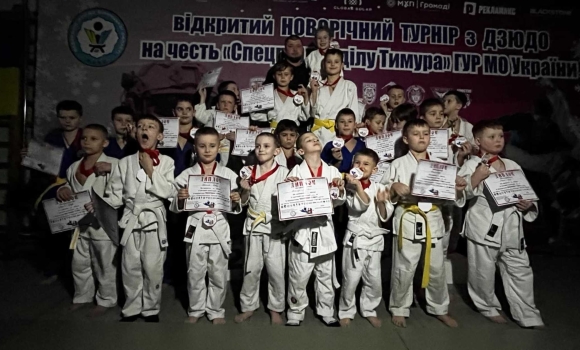 Вінницькі дзюдоїсти вибороли 24 нагороди на відкритому «Новорічному турнірі»
