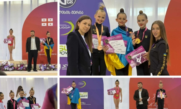 Вінницькі гімнастки підкорили міжнародний турнір у Тбілісі