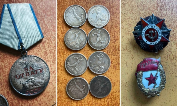 Вінницькі митники зупинили спробу незаконного вивезення срібних монет та нагород