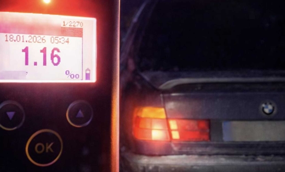 Вінницькі патрульні зупинили п’яного водія – рівень алкоголю перевищив норму в шість разів