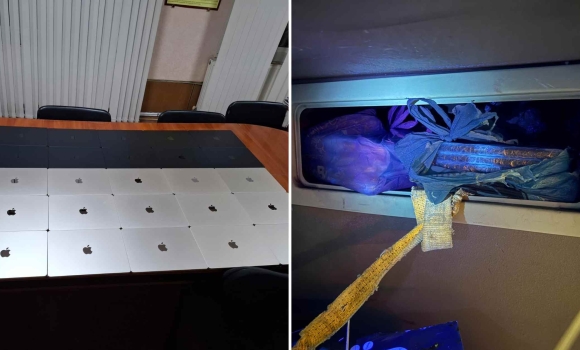 Вінницькі прикордонники вилучили 30 MacBook у рейсовому автобусі