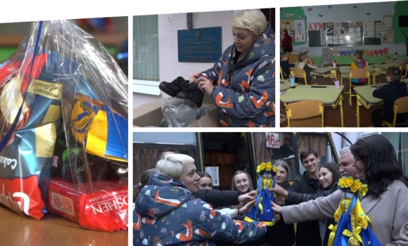 Вінницькі школярі завітали до дітей зі Староприлуцької школи з подарунками