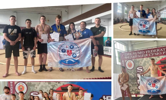 Вінницькі спортсмени здобули вісім золотих медалей на чемпіонаті України з сумо