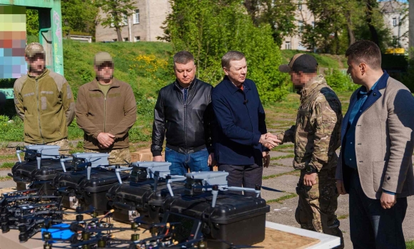Вінниця підтримала 71 окрему єгерську бригаду - на передову відправили квадрокоптери, FPV-дрони і РЕБи
